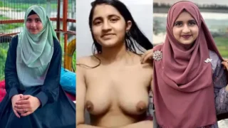 Cute Hijabi Teen College GF Showing On VC MMS Video